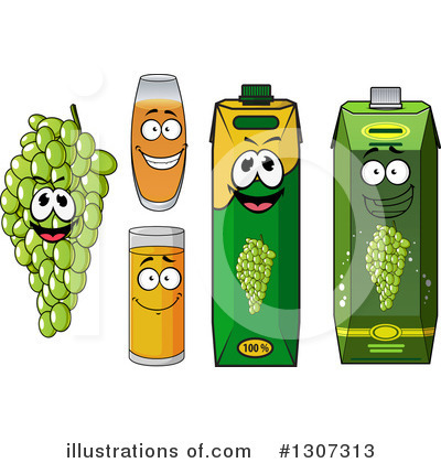 Royalty-Free (RF) Grapes Clipart Illustration by Vector Tradition SM - Stock Sample #1307313