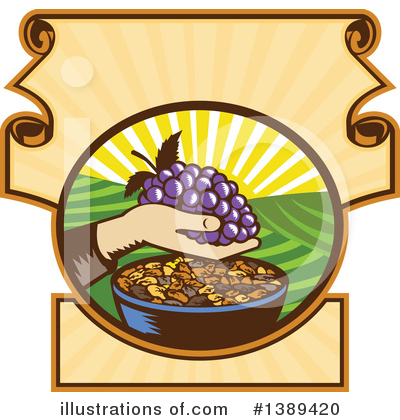 Royalty-Free (RF) Grapes Clipart Illustration by patrimonio - Stock Sample #1389420