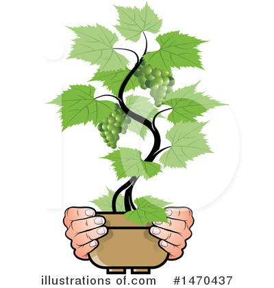 Grape Vine Clipart #1470437 by Lal Perera