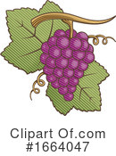 Grapes Clipart #1664047 by Any Vector