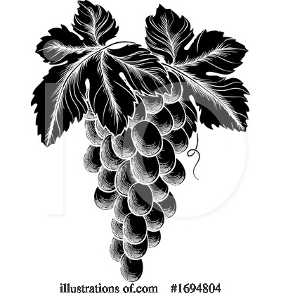 Royalty-Free (RF) Grapes Clipart Illustration by AtStockIllustration - Stock Sample #1694804