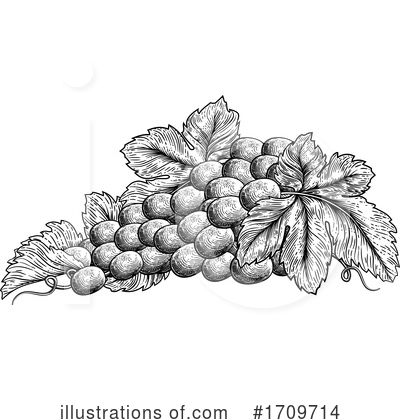 Grape Clipart #1709714 by AtStockIllustration