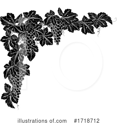 Grapevine Clipart #1718712 by AtStockIllustration