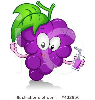 Royalty-Free (RF) Grapes Clipart Illustration by BNP Design Studio - Stock Sample #432956