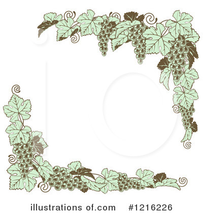 Grape Clipart #1216226 by AtStockIllustration