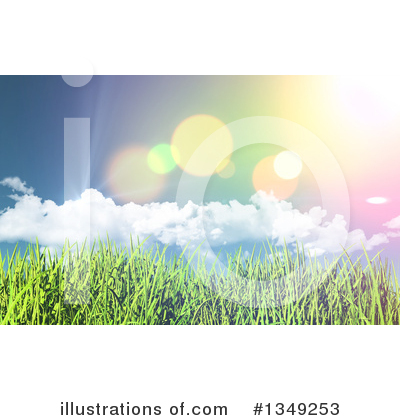 Royalty-Free (RF) Grass Clipart Illustration by KJ Pargeter - Stock Sample #1349253