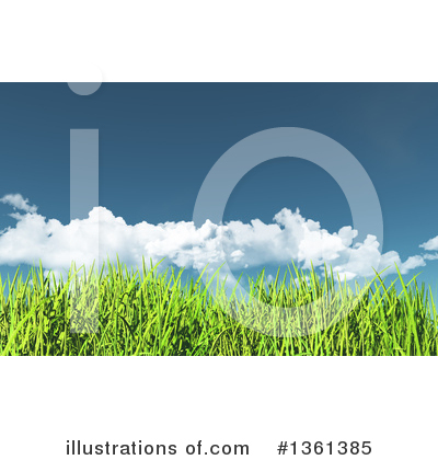 Royalty-Free (RF) Grass Clipart Illustration by KJ Pargeter - Stock Sample #1361385