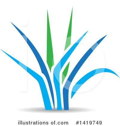 Royalty-Free (RF) Grass Clipart Illustration by cidepix - Stock Sample #1419749