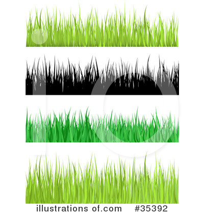 Royalty-Free (RF) Grass Clipart Illustration by KJ Pargeter - Stock Sample #35392