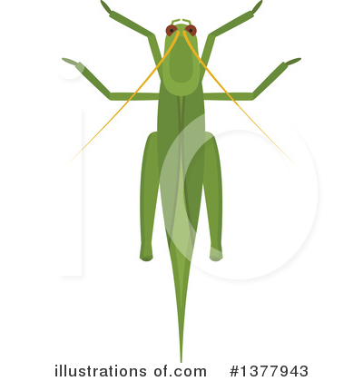 Royalty-Free (RF) Grasshopper Clipart Illustration by Vector Tradition SM - Stock Sample #1377943