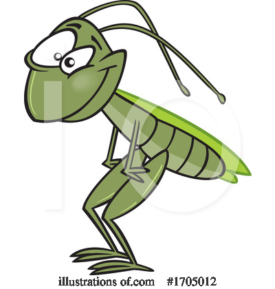 Grasshoppers Clipart #1705012 by toonaday