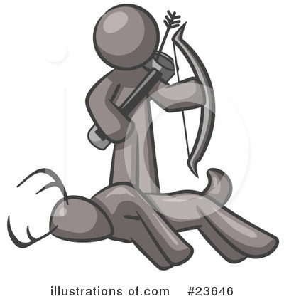 Royalty-Free (RF) Gray Collection Clipart Illustration by Leo Blanchette - Stock Sample #23646