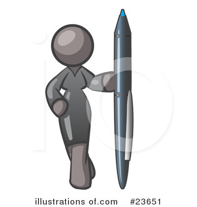 Pen Clipart #23651 by Leo Blanchette