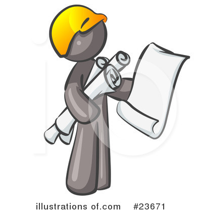 Royalty-Free (RF) Gray Collection Clipart Illustration by Leo Blanchette - Stock Sample #23671