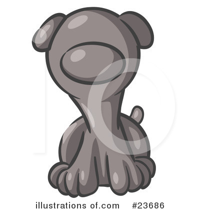 Royalty-Free (RF) Gray Collection Clipart Illustration by Leo Blanchette - Stock Sample #23686