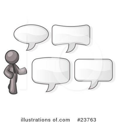 Royalty-Free (RF) Gray Collection Clipart Illustration by Leo Blanchette - Stock Sample #23763