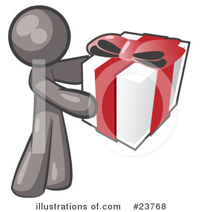 Royalty-Free (RF) Gray Collection Clipart Illustration by Leo Blanchette - Stock Sample #23768