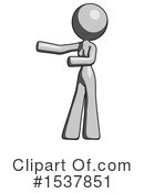 Gray Design Mascot Clipart #1537851 by Leo Blanchette