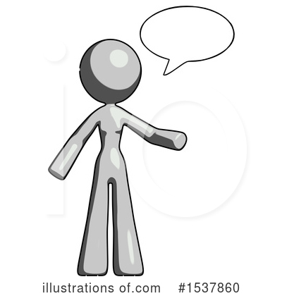Royalty-Free (RF) Gray Design Mascot Clipart Illustration by Leo Blanchette - Stock Sample #1537860