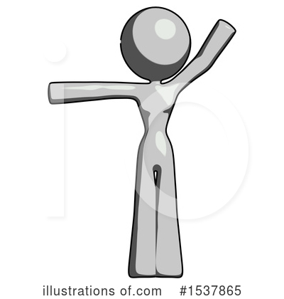 Royalty-Free (RF) Gray Design Mascot Clipart Illustration by Leo Blanchette - Stock Sample #1537865