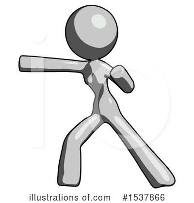 Royalty-Free (RF) Gray Design Mascot Clipart Illustration by Leo Blanchette - Stock Sample #1537866