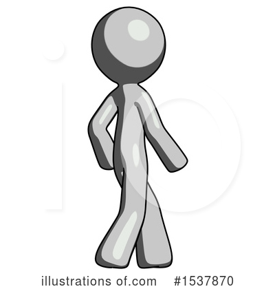 Royalty-Free (RF) Gray Design Mascot Clipart Illustration by Leo Blanchette - Stock Sample #1537870