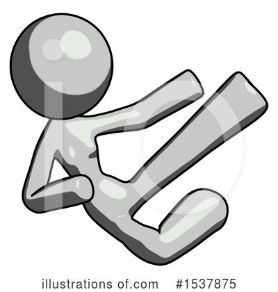 Royalty-Free (RF) Gray Design Mascot Clipart Illustration by Leo Blanchette - Stock Sample #1537875