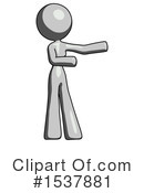 Gray Design Mascot Clipart #1537881 by Leo Blanchette
