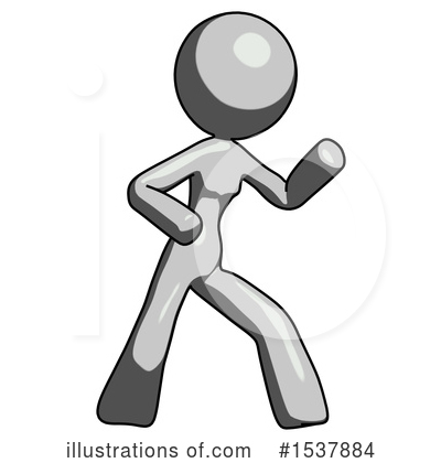 Royalty-Free (RF) Gray Design Mascot Clipart Illustration by Leo Blanchette - Stock Sample #1537884