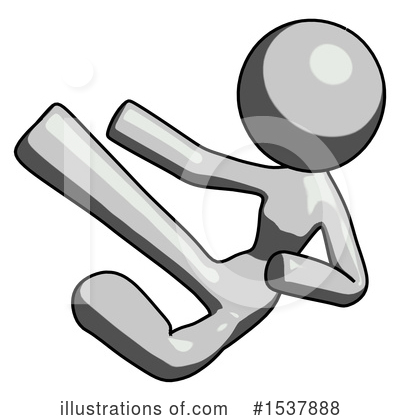 Royalty-Free (RF) Gray Design Mascot Clipart Illustration by Leo Blanchette - Stock Sample #1537888