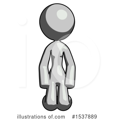 Royalty-Free (RF) Gray Design Mascot Clipart Illustration by Leo Blanchette - Stock Sample #1537889