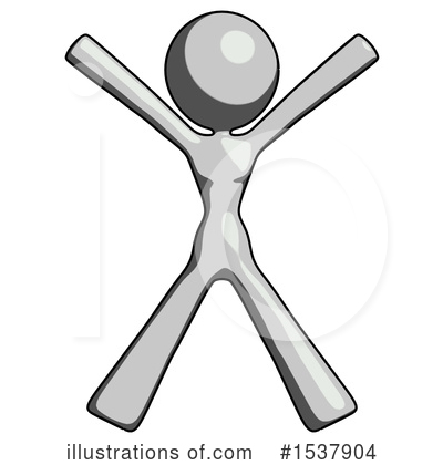 Royalty-Free (RF) Gray Design Mascot Clipart Illustration by Leo Blanchette - Stock Sample #1537904