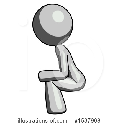 Royalty-Free (RF) Gray Design Mascot Clipart Illustration by Leo Blanchette - Stock Sample #1537908