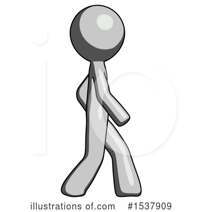 Royalty-Free (RF) Gray Design Mascot Clipart Illustration by Leo Blanchette - Stock Sample #1537909