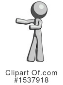 Gray Design Mascot Clipart #1537918 by Leo Blanchette