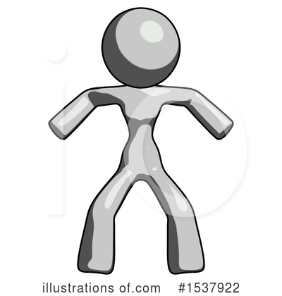 Royalty-Free (RF) Gray Design Mascot Clipart Illustration by Leo Blanchette - Stock Sample #1537922