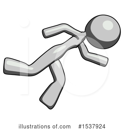 Royalty-Free (RF) Gray Design Mascot Clipart Illustration by Leo Blanchette - Stock Sample #1537924