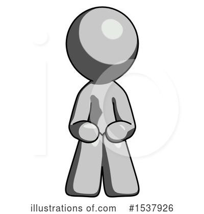 Royalty-Free (RF) Gray Design Mascot Clipart Illustration by Leo Blanchette - Stock Sample #1537926