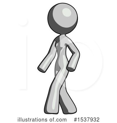 Royalty-Free (RF) Gray Design Mascot Clipart Illustration by Leo Blanchette - Stock Sample #1537932