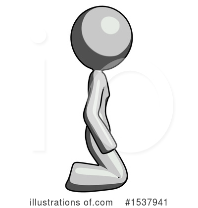Royalty-Free (RF) Gray Design Mascot Clipart Illustration by Leo Blanchette - Stock Sample #1537941