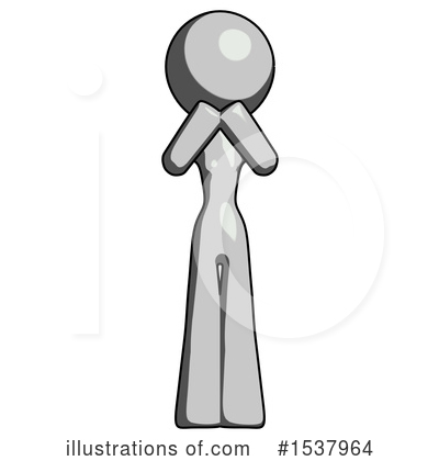 Royalty-Free (RF) Gray Design Mascot Clipart Illustration by Leo Blanchette - Stock Sample #1537964