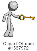 Gray Design Mascot Clipart #1537972 by Leo Blanchette