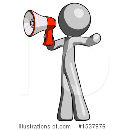 Royalty-Free (RF) Gray Design Mascot Clipart Illustration by Leo Blanchette - Stock Sample #1537976