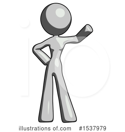 Royalty-Free (RF) Gray Design Mascot Clipart Illustration by Leo Blanchette - Stock Sample #1537979