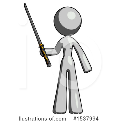 Royalty-Free (RF) Gray Design Mascot Clipart Illustration by Leo Blanchette - Stock Sample #1537994