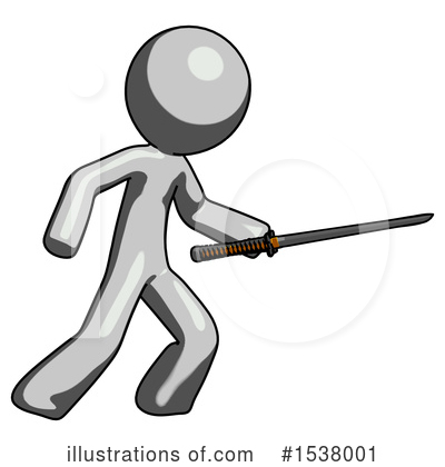 Royalty-Free (RF) Gray Design Mascot Clipart Illustration by Leo Blanchette - Stock Sample #1538001