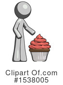 Gray Design Mascot Clipart #1538005 by Leo Blanchette