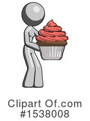 Gray Design Mascot Clipart #1538008 by Leo Blanchette