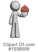 Gray Design Mascot Clipart #1538009 by Leo Blanchette