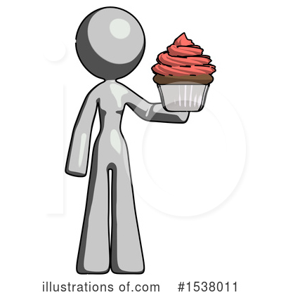 Royalty-Free (RF) Gray Design Mascot Clipart Illustration by Leo Blanchette - Stock Sample #1538011